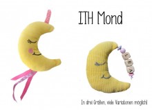 ITH - schlafender Mond Anhänger Mobile